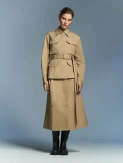 Aigle by Setchu jupe trench taille haute - Beige