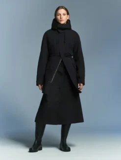 Aigle by Setchu jupe trench taille haute - Noir