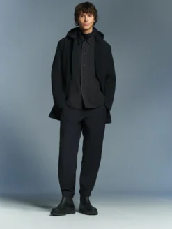 Aigle by Setchu manteau mixte mi-long Repreve® et déperlant - Noir