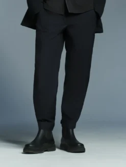 Aigle by Setchu pantalon léger taille haute déperlant - Noir