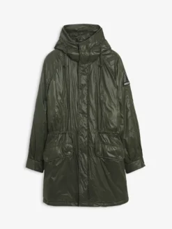 Aigle by Setchu parka mixte légère matelassée déperlante - Kaki