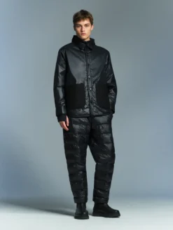 Aigle by Setchu surchemise légère matelassée - Noir