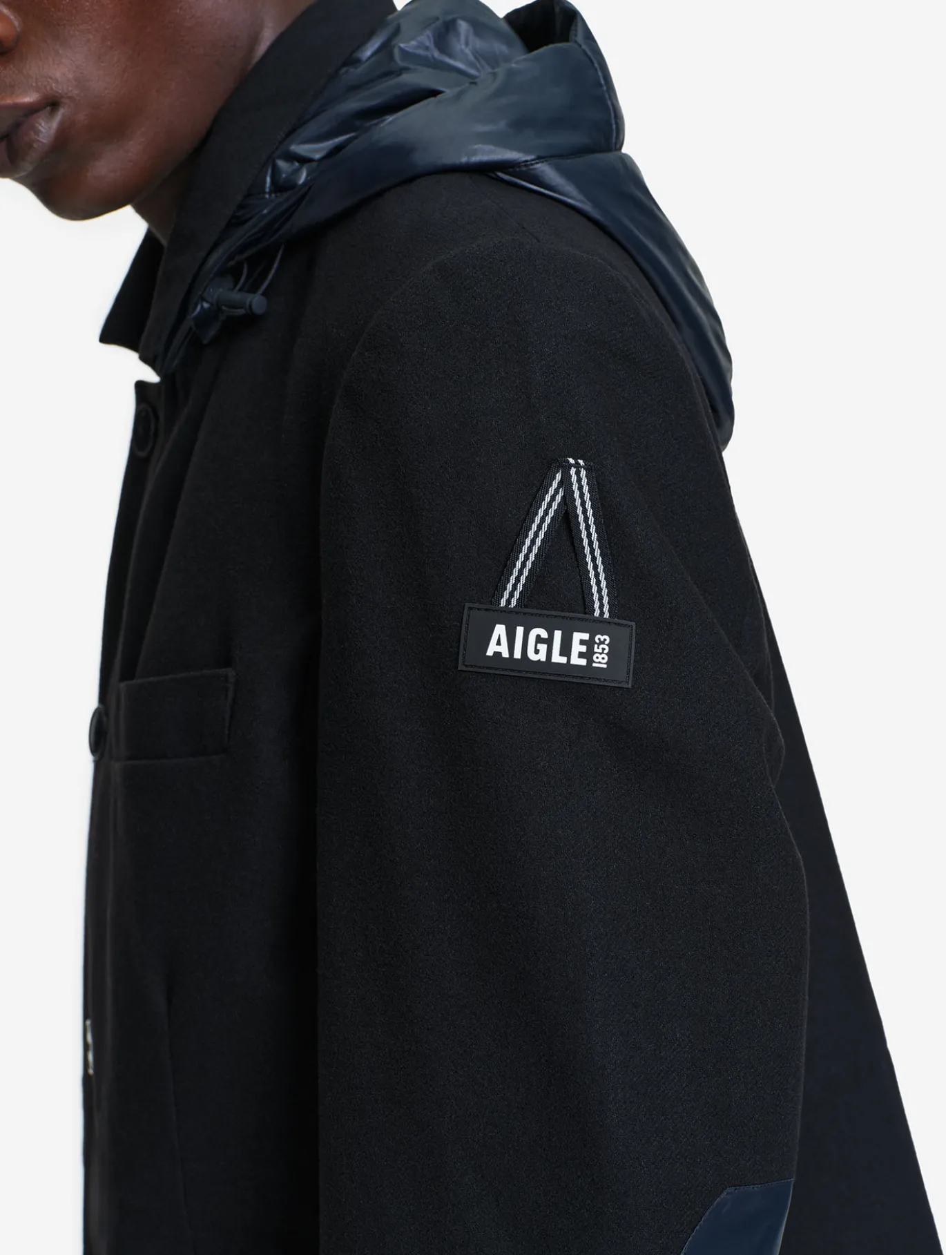 Aigle by Setchu veste de tailleur mixte en laine mélangée - Noir