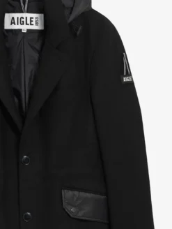 Aigle by Setchu veste de tailleur mixte en laine mélangée - Noir