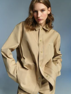 Aigle by Setchu veste mixte imperméable 3 couches - Beige