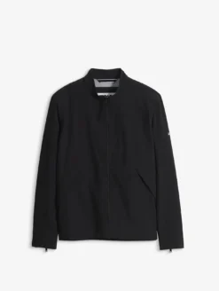 Blouson softshell 3 couches déperlant et chaud avec poches zippées - Noir