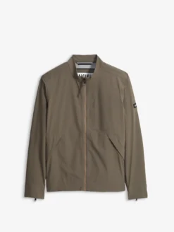 Blouson softshell 3 couches déperlant et chaud avec poches zippées - Marron