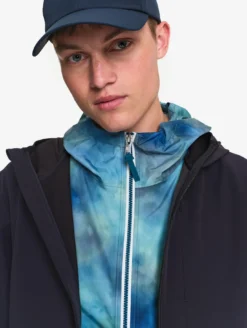 Blouson Softshell coupe-vent à capuche - Noir