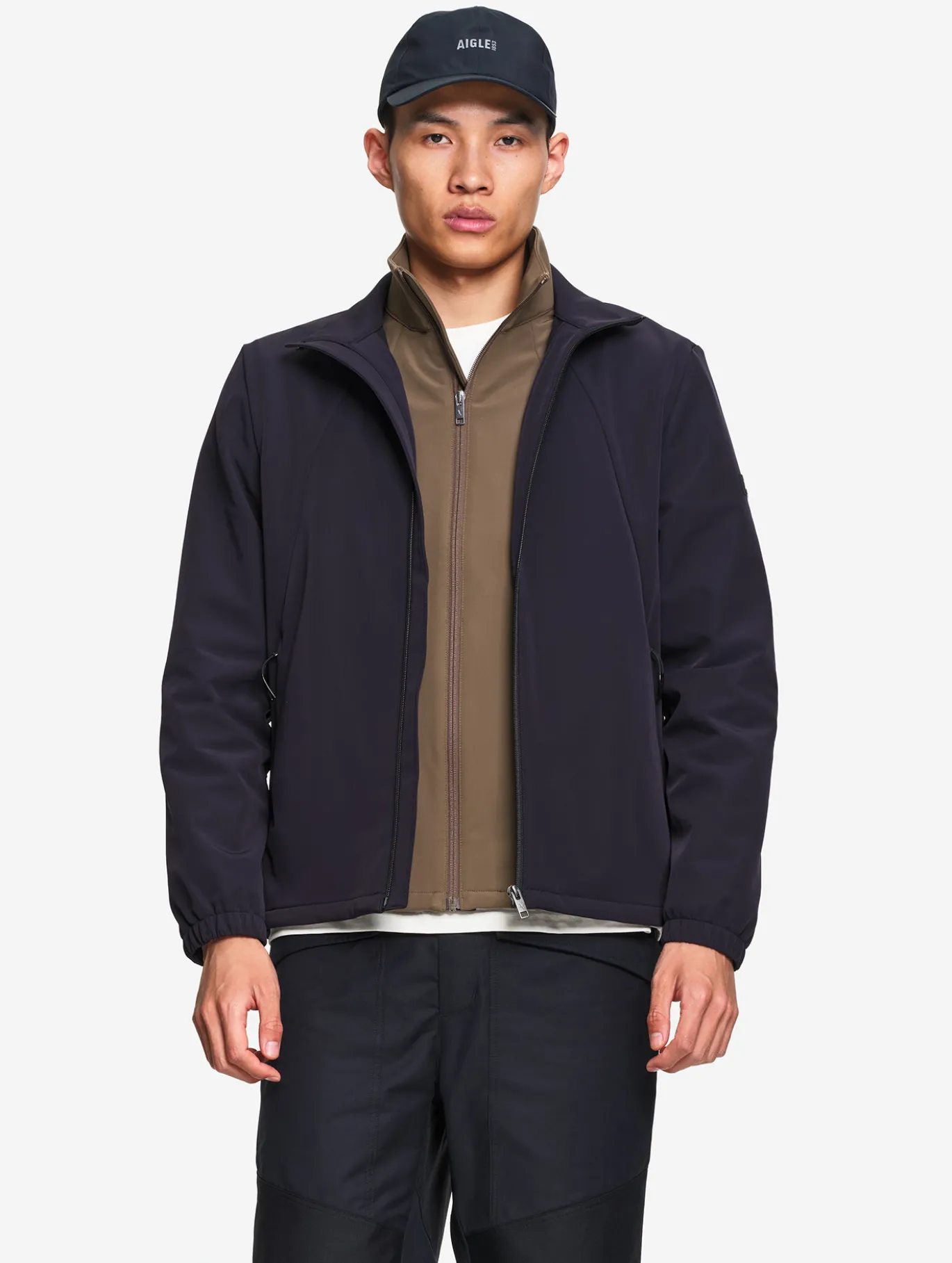 Blouson Softshell coupe-vent - Noir