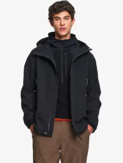 Blouson Softshell déperlant 3 couches T-KIT™ - Noir