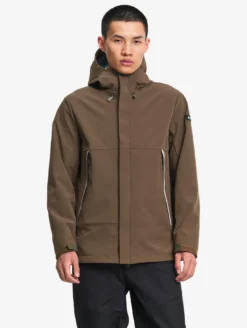 Blouson Softshell déperlant 3 couches T-KIT™ - Marron