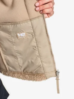 Blouson zippé en sherpa T-KIT™ - Beige
