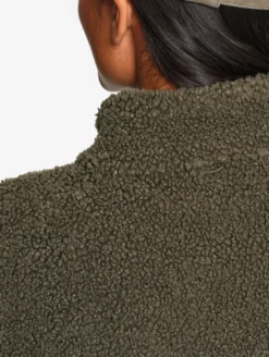 Blouson zippé en sherpa T-KIT™ - Kaki