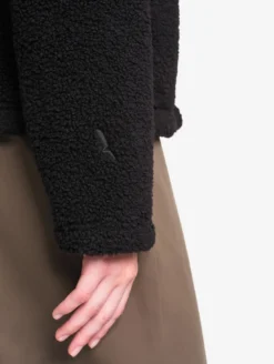 Blouson zippé en sherpa T-KIT™ - Noir