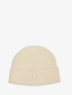 Bonnet en laine mélangée - Beige