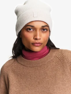 Bonnet en laine mélangée - Beige