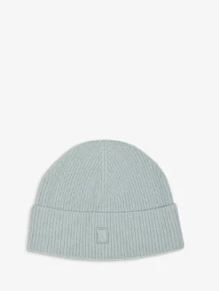 Bonnet en laine mélangée - Bleu