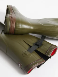 Botte anti-fatigue Parcours 2.0 ajustable doublée néoprène - Kaki