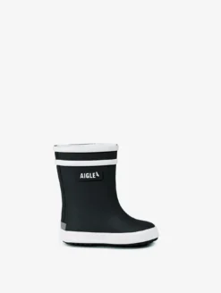 Botte de pluie Baby Flac fourrée - Bleu