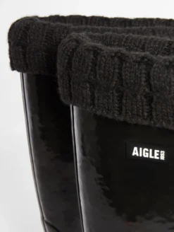 Botte de pluie Eliosa fourrée - Noir
