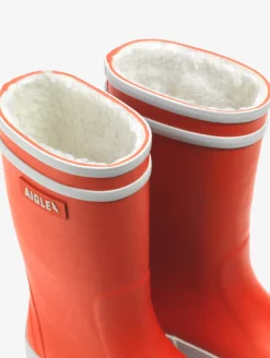 Botte de pluie iconique Lolly Pop fourrée - Rouge