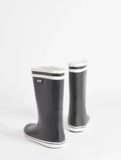 Botte de pluie Malouine fourrée - Bleu