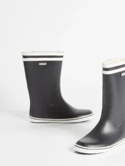 Botte de pluie Malouine fourrée - Bleu