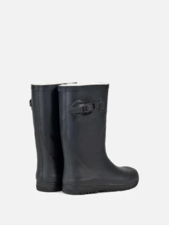 Botte de pluie Woody-Pop fourrée - Bleu