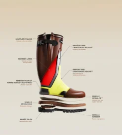Botte Parcours 3.0 Neomesh semelle Acti'Grip anti-fatigue - Vert
