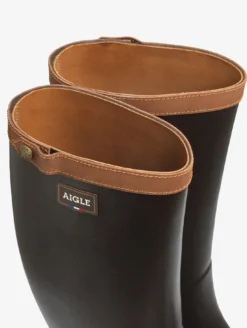 Botte professionnelle Chambord doublée cuir - Marron