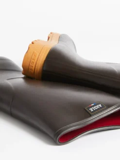 Botte professionnelle Chambord doublée néoprène - Marron