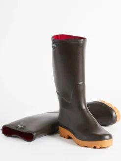 Botte professionnelle Chambord doublée néoprène - Marron
