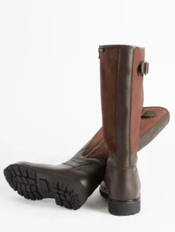 Botte professionnelle GORE-TEX® Inverss en cuir grainé et fourrée - Marron
