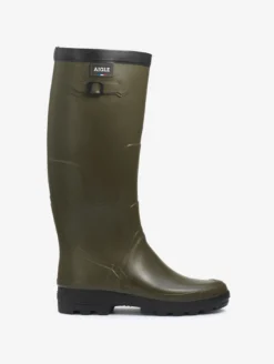Botte professionnelle légère Benyl pour mollets larges - Kaki