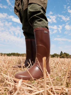 Botte professionnelle Tancar renfort Kevlar - Marron