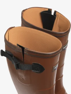 Botte professionnelle Terra ajustable renfort Kevlar - Marron