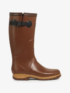 Botte professionnelle Terra ajustable renfort Kevlar - Marron