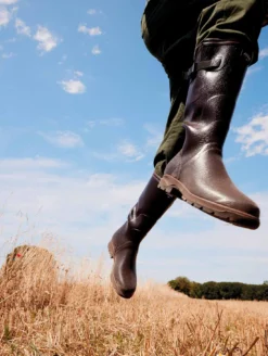 Botte professionnelle Terra ajustable renfort Kevlar - Marron