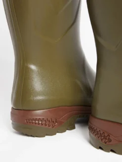 Bottes anti-fatigue adaptées à tous les mollets Made in France - Kaki