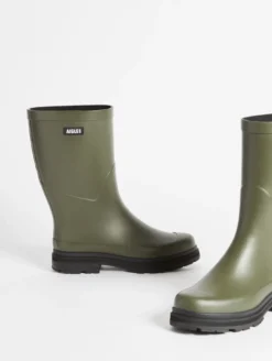 Bottillon de pluie hybride pour homme, pour un style à toute épreuve - Kaki