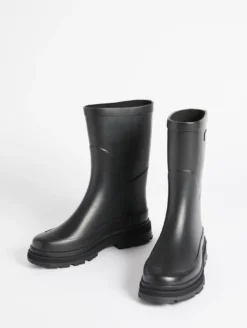Bottillon de pluie hybride pour femme, pour un style à toute épreuve - Noir