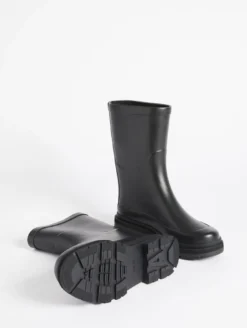 Bottillon de pluie hybride pour femme, pour un style à toute épreuve - Noir