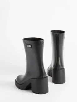Bottillon de pluie à talon Monceau - Noir