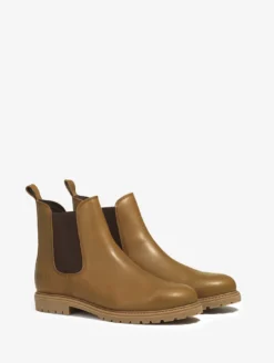 Bottine chelsea Eperon en cuir - Marron