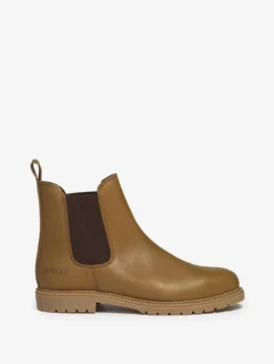 Bottine chelsea Eperon en cuir - Marron