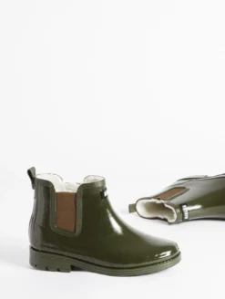 Bottine de pluie Carville fourrée - Kaki