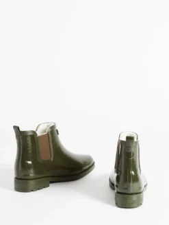 Bottine de pluie Carville fourrée - Kaki
