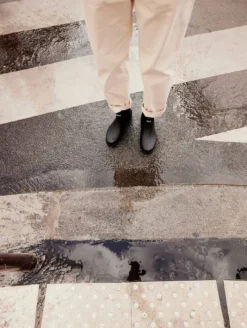 Bottine de pluie Carville - Noir