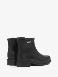 Bottine de pluie Fulfeel fourrée - Noir