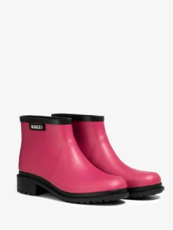 Bottine de pluie Fulfeel - Rose